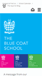 Mobile Screenshot of bluecoatschoolliverpool.org.uk